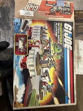 GI Joe Transportable Tactical Battle Platform Incomplete w  Box Hasbro 1985
