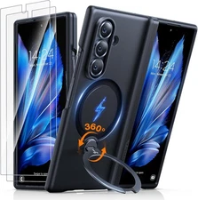 TORRAS 360 Spin Magnetic Stand Galaxy Z Fold 7 Case MIL-Grade Hinge Protection