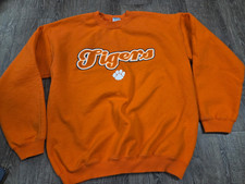 Clemson Tigers Heavy Crewneck Orange Gildan Sweatshirt Adult Large