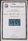 US Scott 458 Used Coil Pair PSE Certificate — photo 1