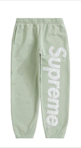 Pantalon de survêtement Supreme Satin Applique FW22 (comme neuf) NEUF !! TAILLE MEDIUM