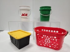 Menards Ace Hardware Mini Bucket Teeny Tote & Target Mini Basket 4 Pk