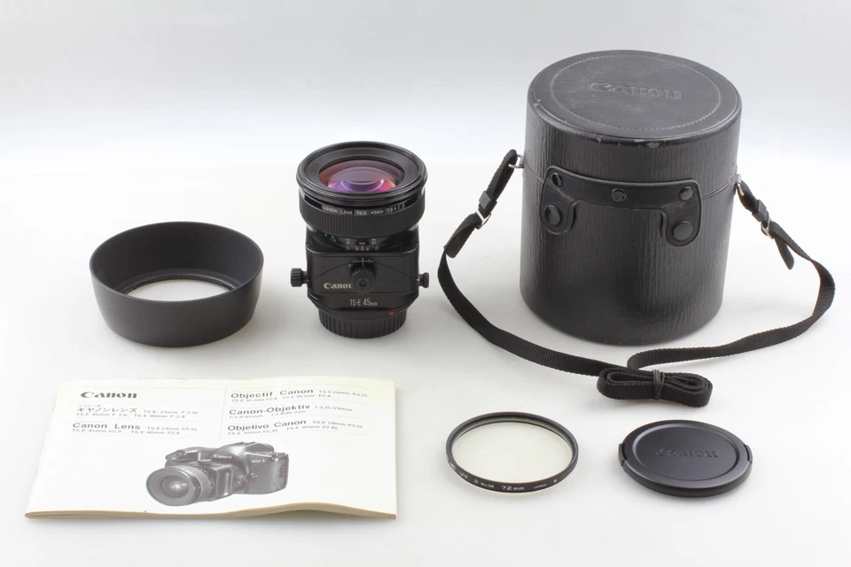 【Exc+5 mit Haube】 Canon TS-E 45mm f2.8 MF Tilt Shift Objektiv EF Mount aus JAPAN 4067 - Bild 2 von 4