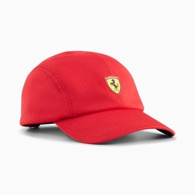 PUMA Scuderia Ferrari Cap Allover Print Motorsport Hat Adjustable Racing Basebal