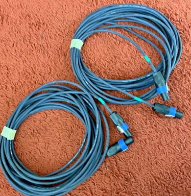  2 x SPEAKON Lautsprecherkabel DAP Blue Series Kabel 2 x 10 Meter