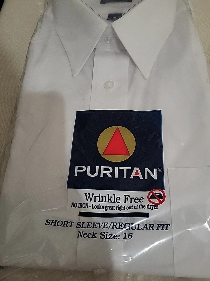 Camisa de vestir Puritan sin arrugas manga calce regular Foto 2 de 4