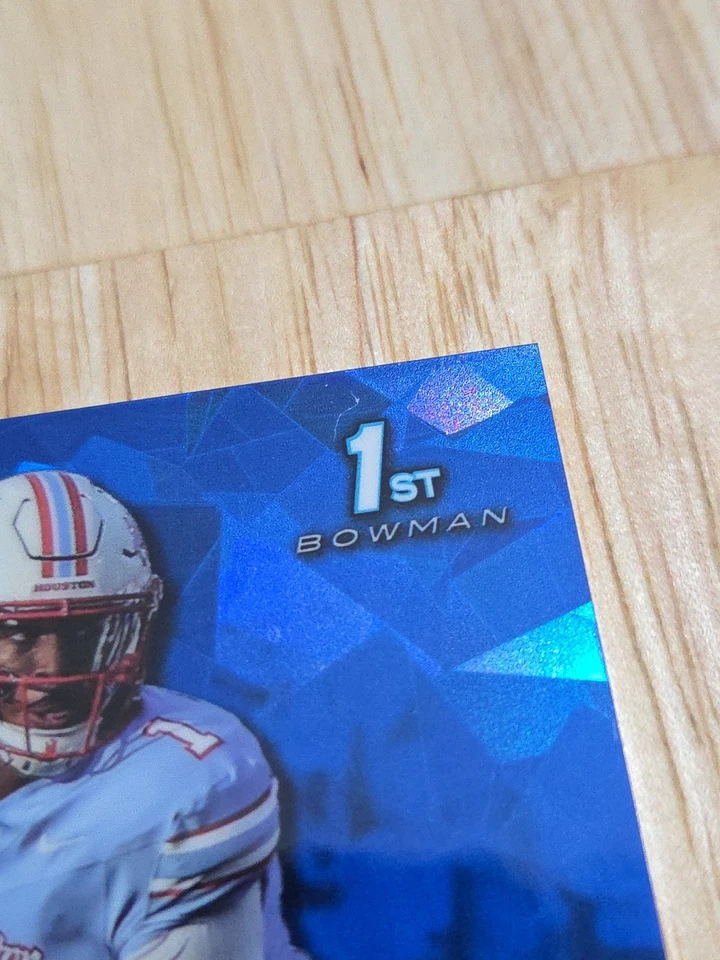 2023 Bowman University Chrome DONOVAN SMITH Sapphire Refractor Autograph Rookie - Image 3 of 4