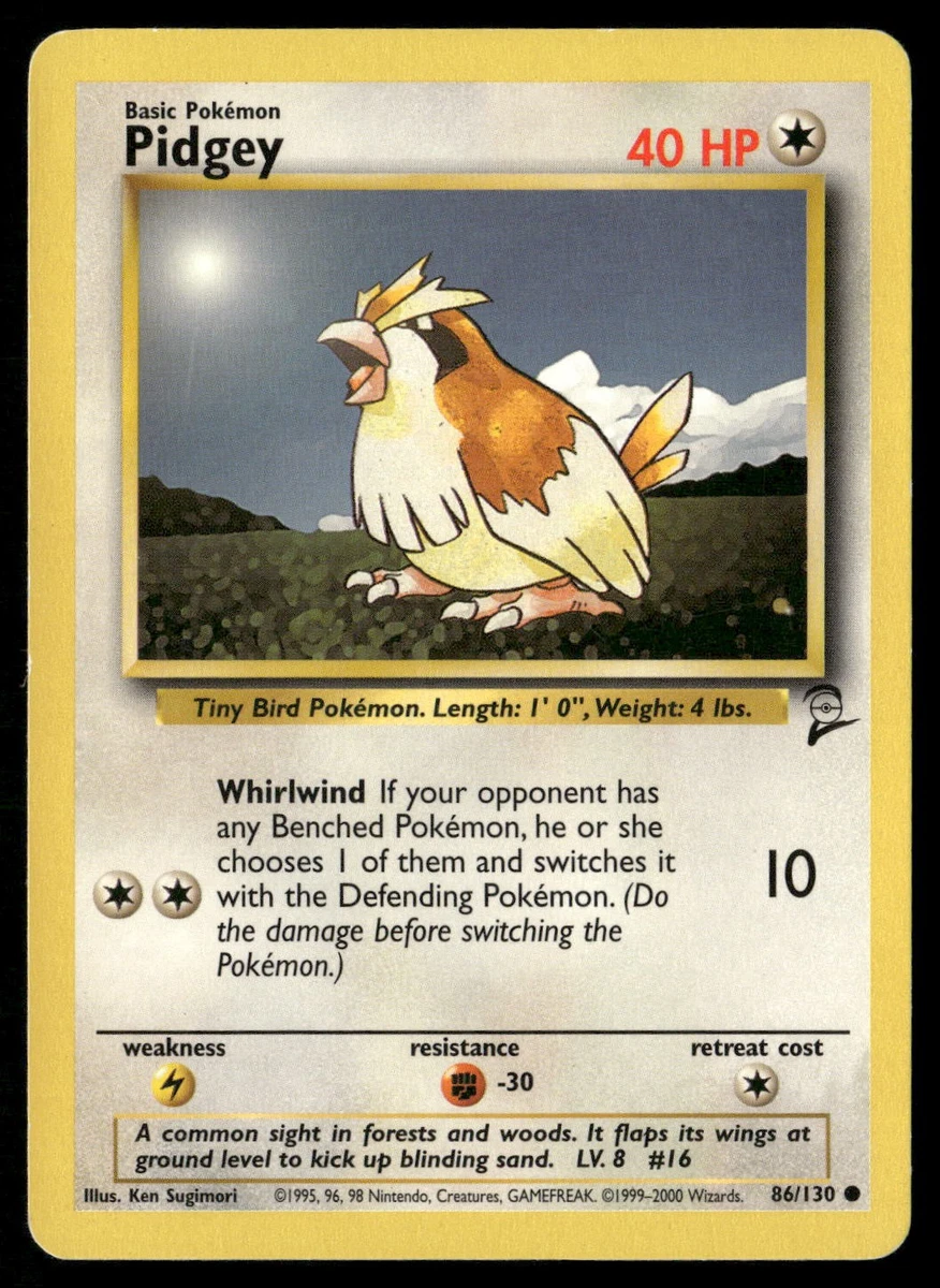 piggy pokemon card Amazon.com: Pokemon - Pidgey 207/197 - Obsidian Flames - Illustration Rare