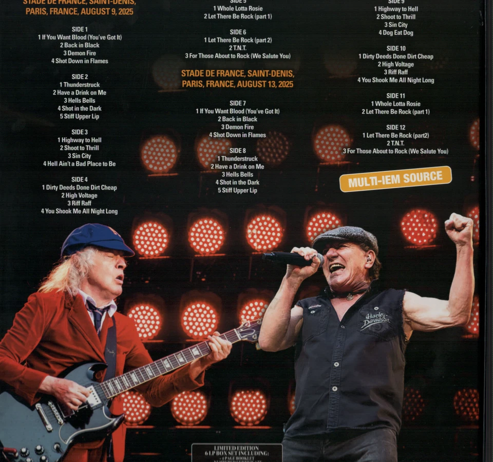 AC / DC - PWR / UP France + rare Box mit 6 LP`s - Bild 2 von 4