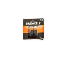 2-Pack Duracell 123 Lithium 3V Photo Battery Expires March 2034