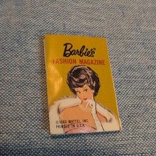 BARBIE VINTAGE 1963 BARBIE'S FASHION MAGAZINE EXCELLENT USA Original