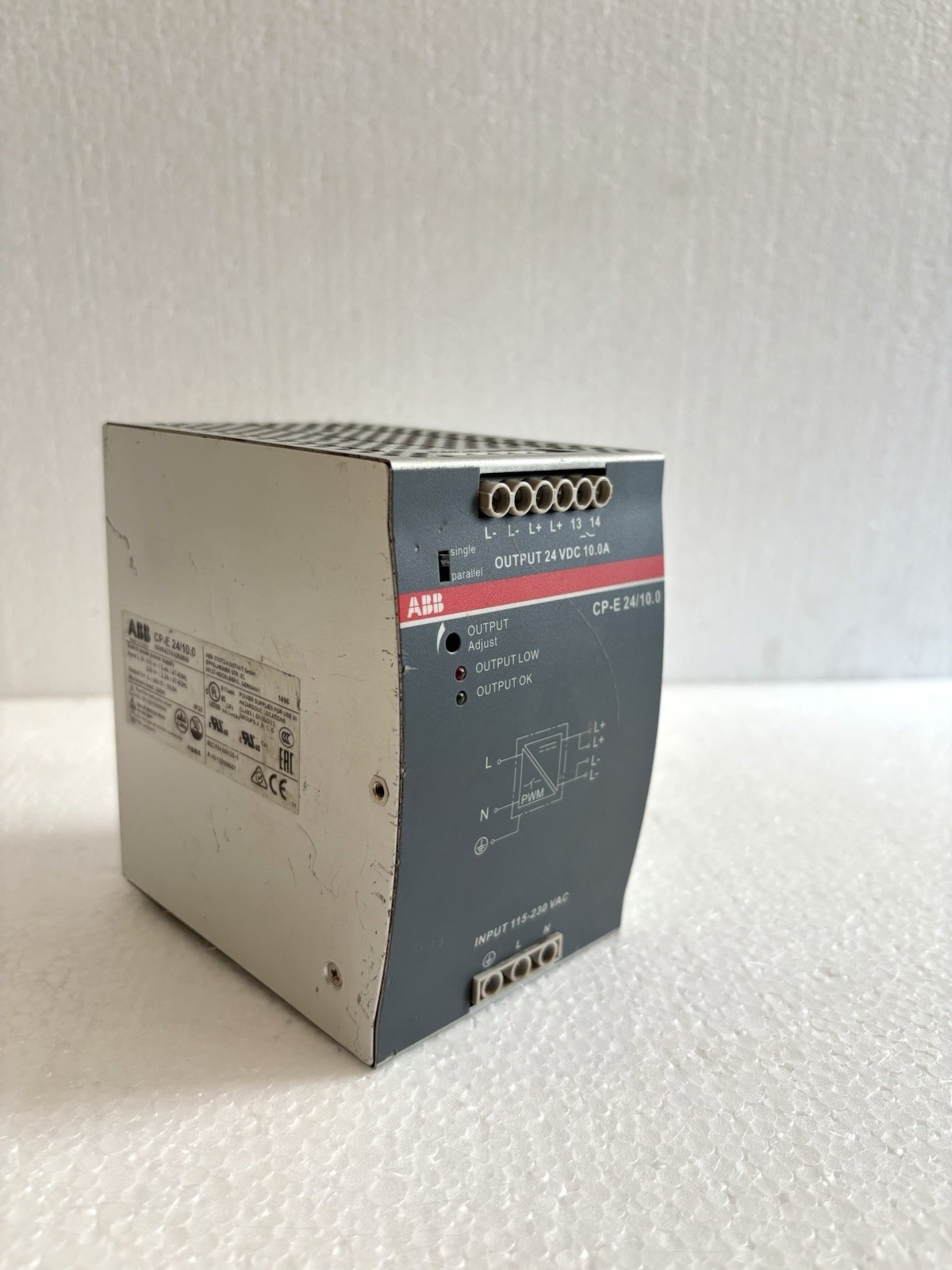 ABB POWER SUPPLY 10AMP 24VLT DC *FREE & FAST SHIPPING