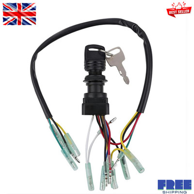 Für Yamaha Außenborder Steuerkasten Zündschlüssel Schalter Set 703-82510-43-00