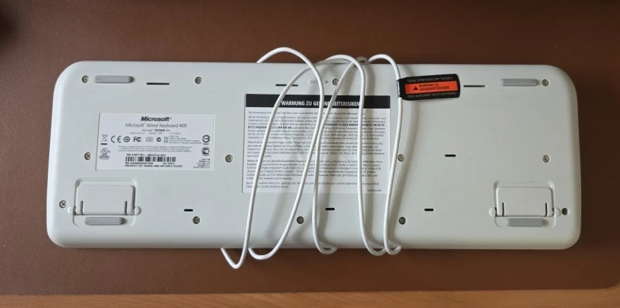 Microsoft Wired Keyboard 400 – neuwertig – USB Tastatur – deutsches Layout - Bild 2 von 3