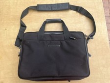 Porsche Design Messenger Laptop Bag 17" x 12" x 4" Zipper Briefcase Luggage USED
