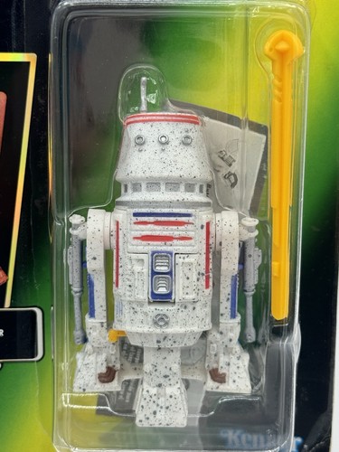 Vintage 1996 Star Wars Power Of The Force R5-D4 Droid Missile Figure Green Card - Bild 2 von 3