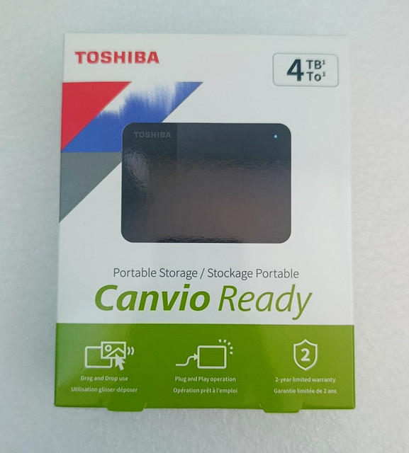Toshiba Canvio Ready 4TB Hard Disk Esterno Portatile 2.5" USB 3.2 Gen 1 NTFS