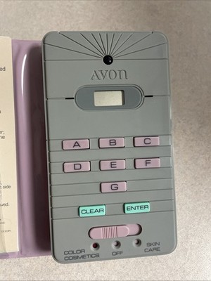 *Vintage* 1991 Violet Avon Personalized Beauty Consultant Color Cosmetics Skin