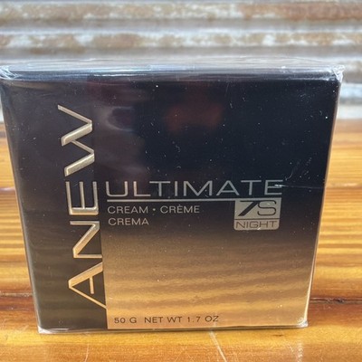 Avon Anew ULTIMATE 7S Night Cream 1.7 Oz  Discontinued Retired Brand New  Sealed