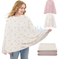Nursing Cover for Breastfeeding Breathable Mesh 360 Full Privacy Nursing Wrap...