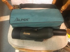 Alpen 15-30x Waterproof Multi Coated Spotting Scope Tripod  Carrying Case