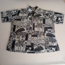 Cooke Street Hawaiian Shirt Tropical Mens Extra Large Honolulu Short Sleeve