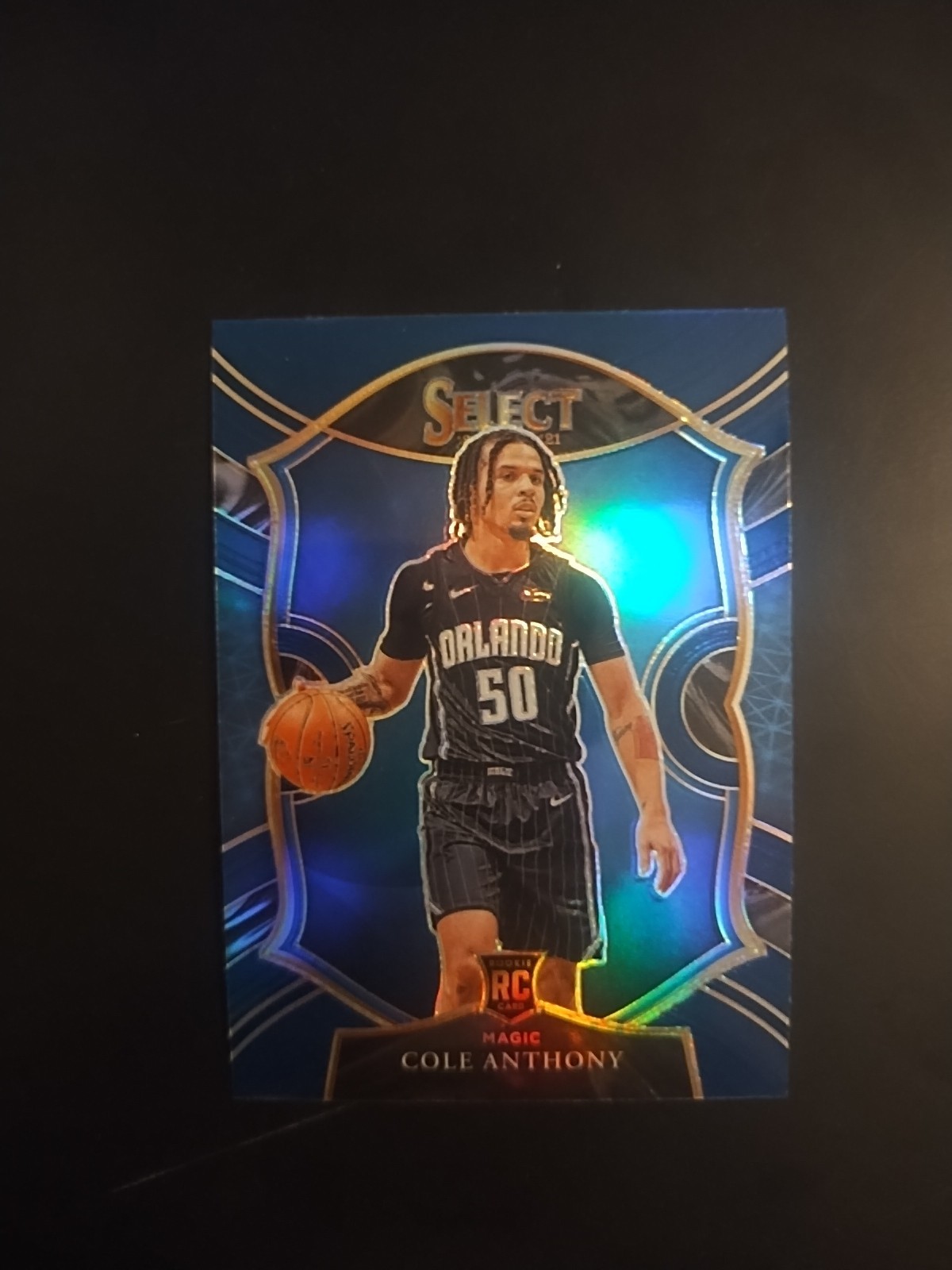 Cole Anthony 2020-21 Select #75 Concourse Blue Prizm RC Orlando Magic