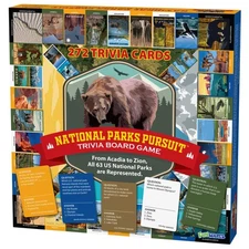 National Parks Trivia Game Updated Edition Explore All 63 Parks Family Fun