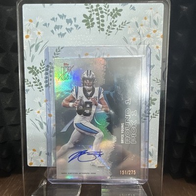Topps 2025 Bryce Young Auto 151/275 Round Pick 1 #9 Panthers