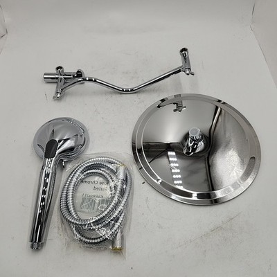 NEW Lot of 2 Cobbe 12'' Rain Shower & Extension Arm Chrome