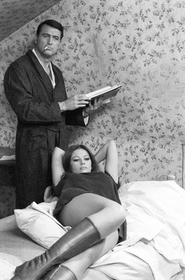 Claudia Cardinale Rock Hudson 8x12 giclee photo 