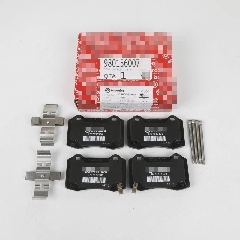 MASERATI GHIBLI QUATTROPORTE REAR BRAKE PADS WITH SENSORS 980156007 NEW