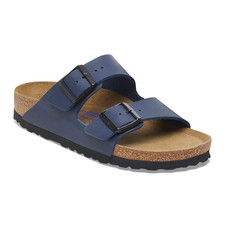 Birkenstock Arizona Blue Birko-Flor Comfort Leather Sandals Men's Women's Shoes