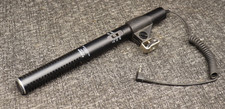 Azden Ecz-660 Condenser Cable Microphone 3.5mm Stereo Jack Zoom With Mount