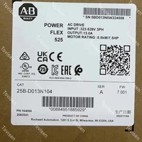 Allen-Bradley PowerFlex 525 25B-D013N104 VFD 480VAC 3PH 13A 7.5HP IP20