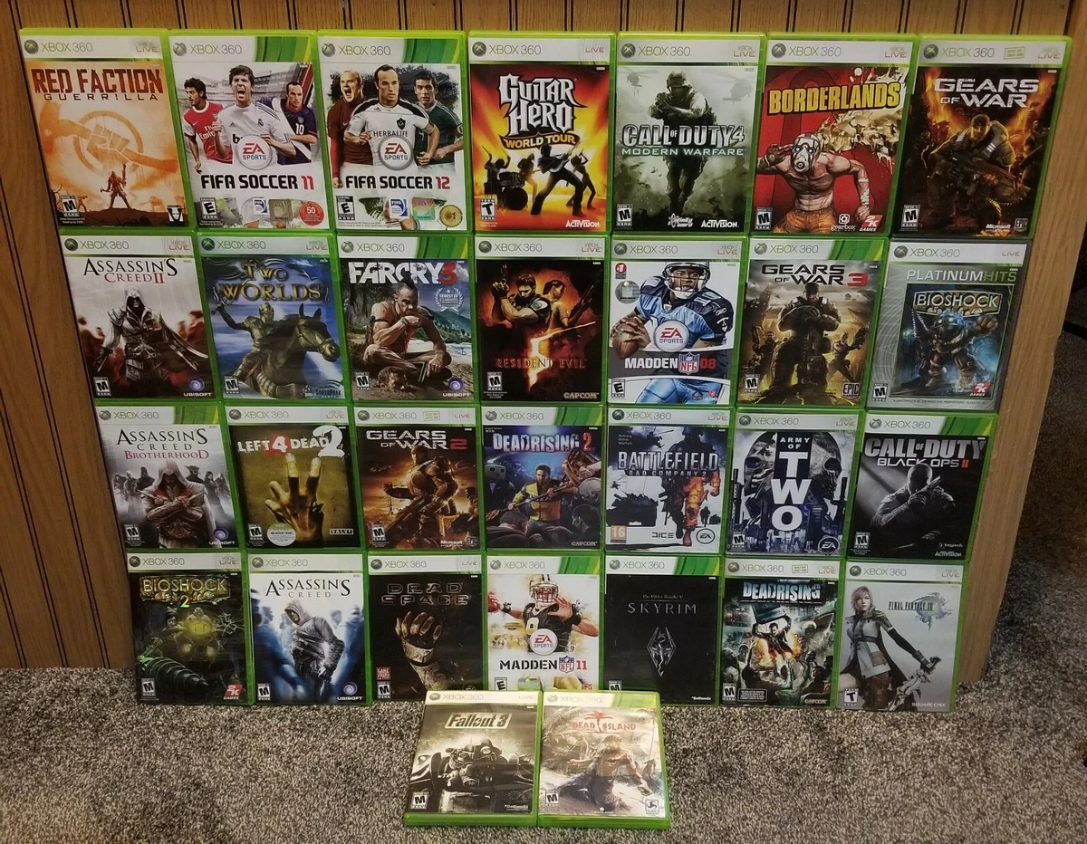 Lot of 30 XBOX 360 Games A3