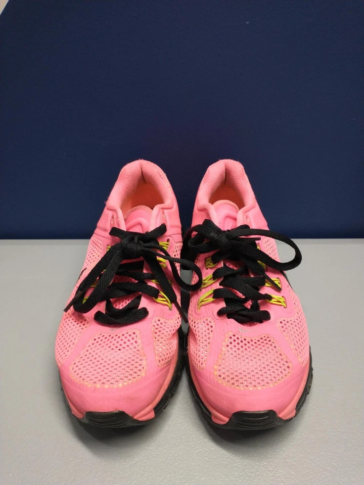 Кроссовки Nike Air Max молодежный размер 6,5 розовая сетка низкий верх на шнуровке 555753-600 - Изображение 2 из 4