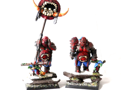 A23 WARHAMMER OGRE KINGDOMS ARMY - PAINTED IRONGUTS PLASTIC MODELS - Picture 3 of 4