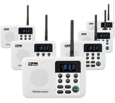 Wuloo Intercoms Wireless for Home 1 Mile Range 22 Channel 100 Digital Code...