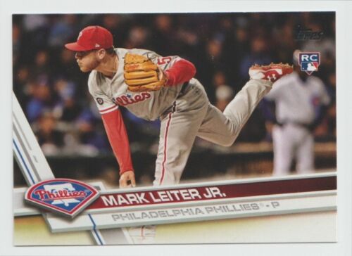 2017 Topps Update #US287 Mark Leiter Jr. RC - Philadelphia Phillies