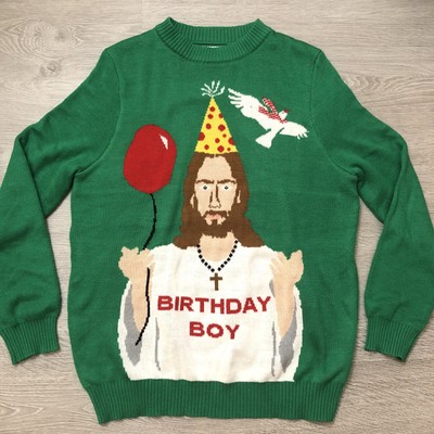 ugly christmas sweater jesus