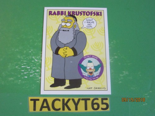 THE SIMPSONS SERIES 1 1993 SINGLE CARD(S) NEW YOU CHOOSE - Picture 57 of 164