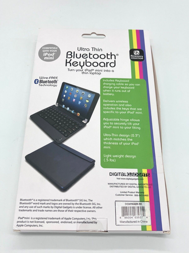 DG Accessory Collection Bluetooth Keyboard and Starter Kit for iPad® - Photo 2/3