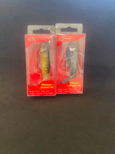 2 Lot River2Sea Whopper Plopper 90 Topwater 3-1/2"  2 DIFFERENT COLORS Included!