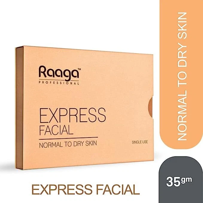 Raaga Professional Express Facial kit Normal to Dry Skin One time facial kit