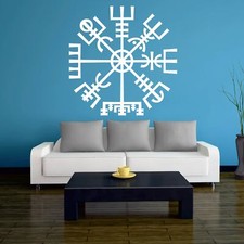 Wandtattoo - Wikinger - Viking - Wikingerkompass - nordisch - Mythologie M0303