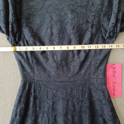 Betsy Johnson Dress Womens 2 Blue Sheath Long Sleeve Lined Midi Casual Dress - Picture 5 of 19