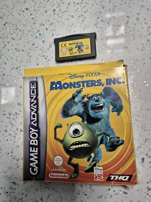 Disney/Pixar Monsters, Inc. - Box & Spiel - GBA