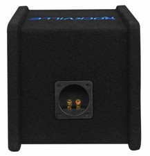 Subwoofer Para Coche 12V - 200W Máximo, 70W Efectivos, Caja ABS Y Cuero, 43x25x24 Cm, Grave Potente Para Mejorar El Audio Del Automóvil
