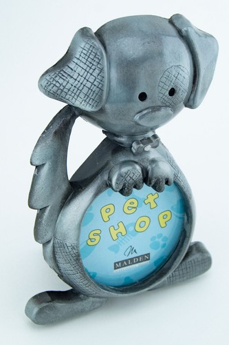 Malden International Design Pet Shop Puppy Dog Small Size Metal Picture Frame - Picture 3 of 6